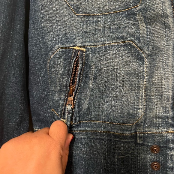 Ralph Lauren Moto denim jacket - Picture 3 of 7